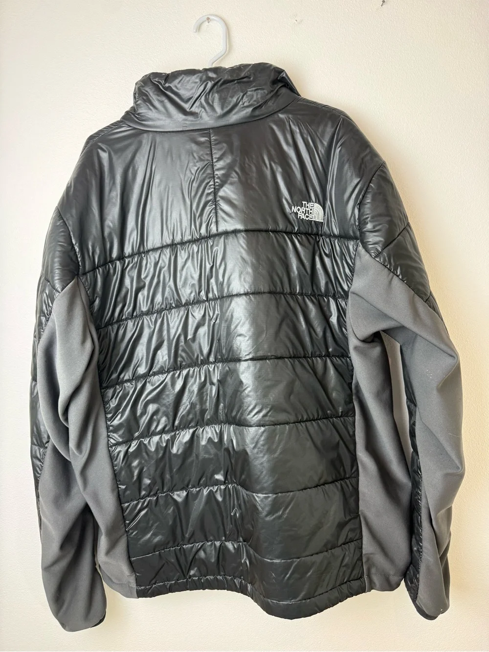 The North Face Black Quilted Jacket with Logo